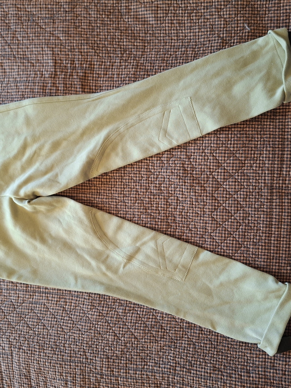 Kids Tan Riding Breeches - Picture 2 of 3